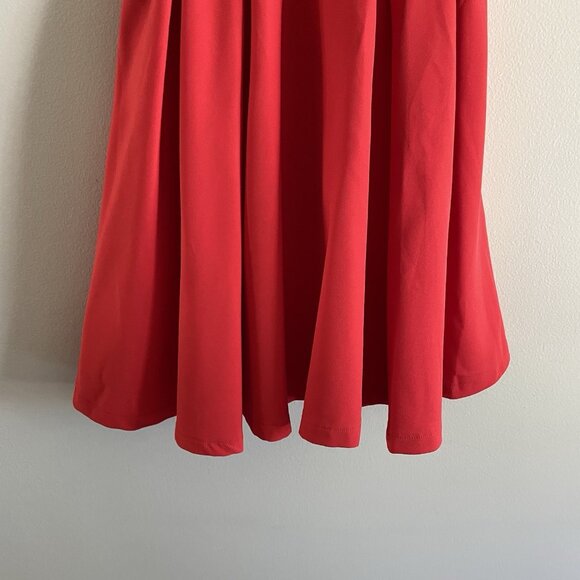 Lulus Women XS Red Pockets Here For The Party Sleeveless Mini Skater Dress NWT - Picture 3 of 12